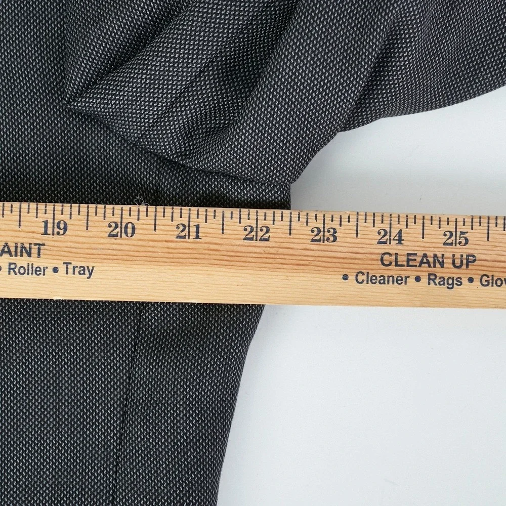 Vtg Karl Lagerfeld Paris Men's Wool Blazer‎ Suit Jacket Charcoal Gray 42 R READ